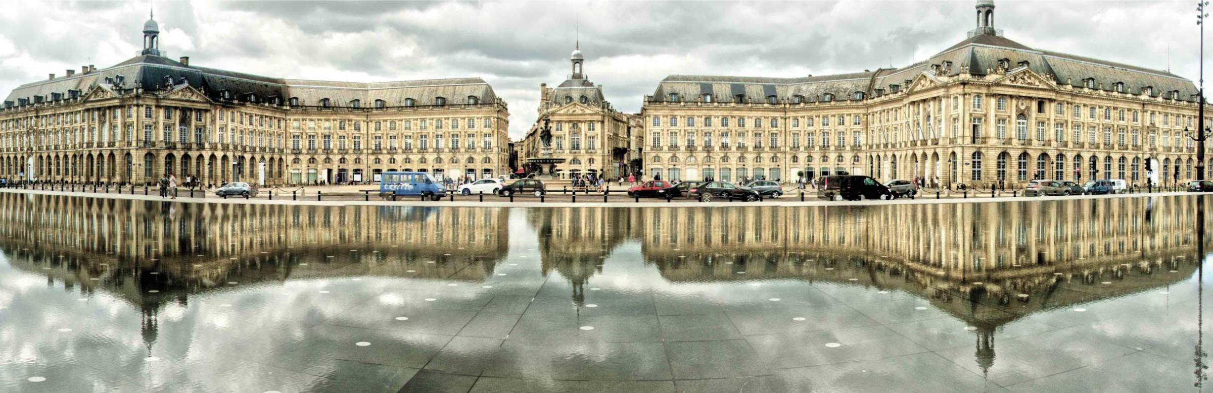 Photo du miroir d'eau de bordeaux